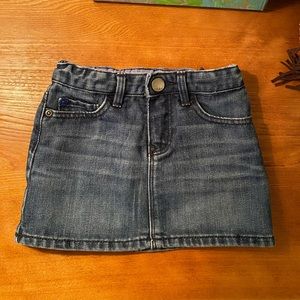 Baby gap jean skirt